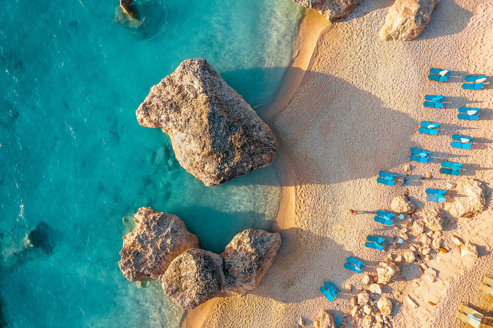 Greece beach scene