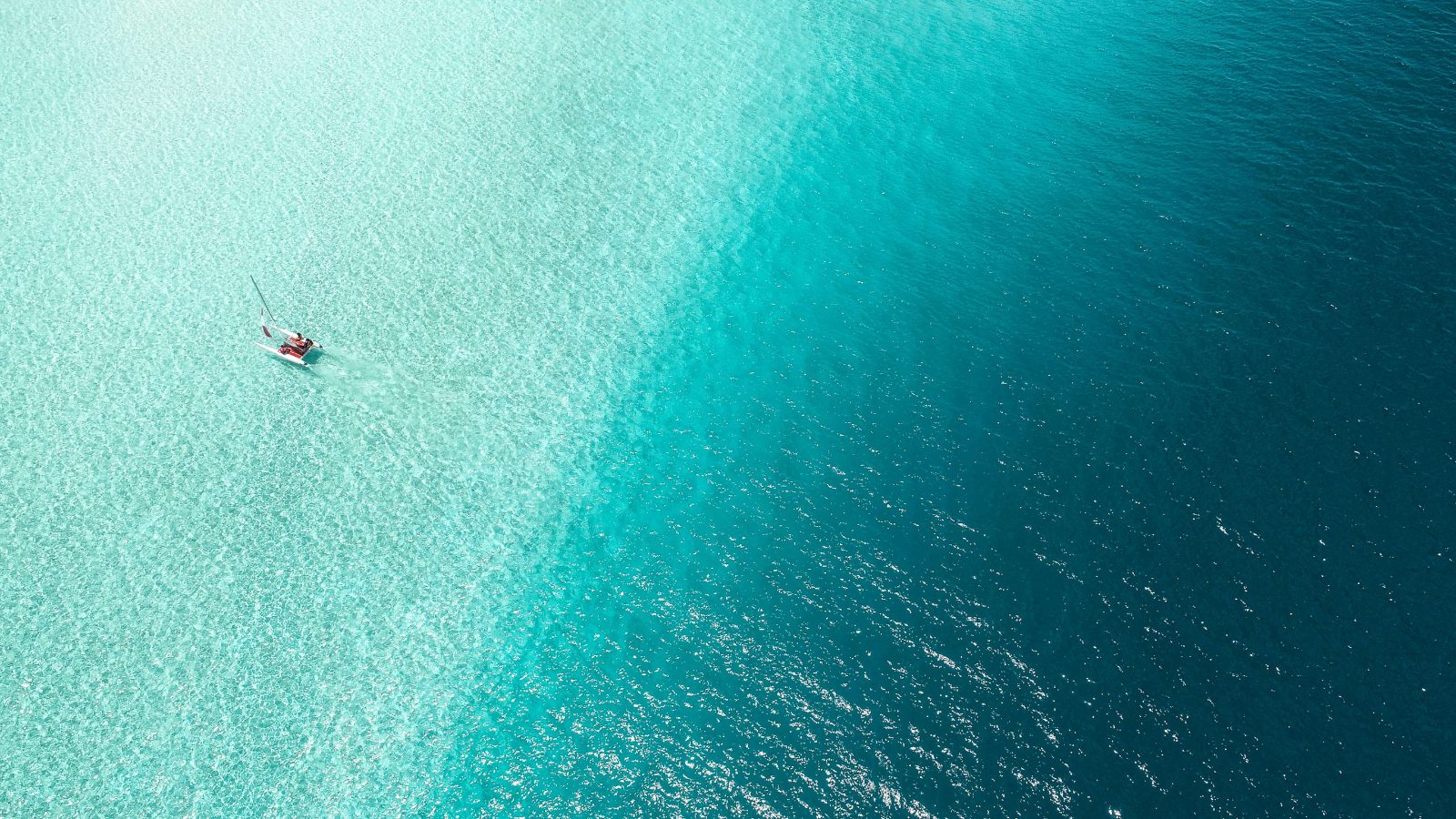 Scenic beach scene